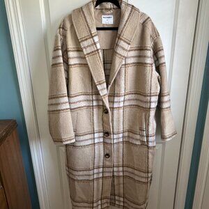 Old Navy - *NWT* - Tan Plaid Relaxed Car Coat - Size 3X